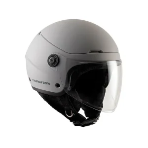 TUCANO URBANO - EL'POP - Casco Demi-Jet Grigio Chiaro Policarbonato
