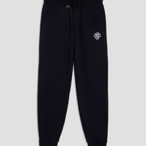 Como 1907 Pantaloni Della Tuta Blu Navy Scudo