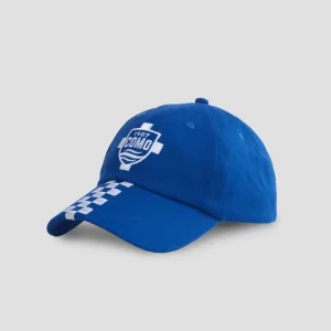 Como 1907 Baseball Cap Scacchi Blu Royal