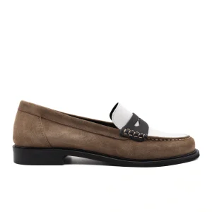 ELISA LANCI MOCASSINO ELSA N252 TAUPE