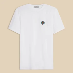 White “Filo di Scozia” Round Neck T-Shirt